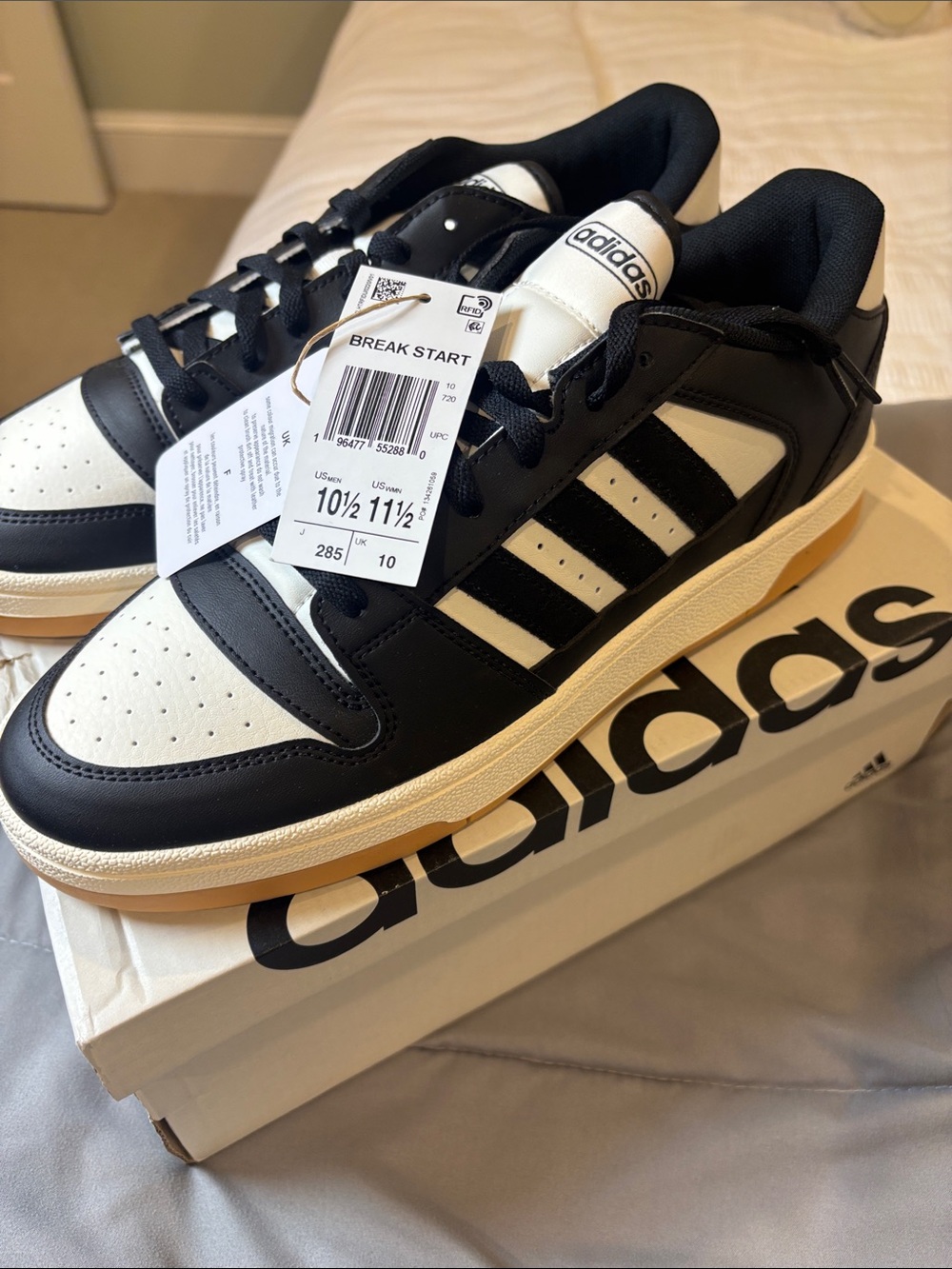 Adidas Men’s Break Start Sneakers 10.5